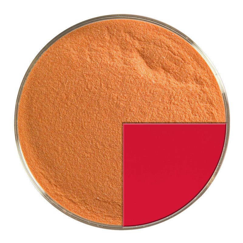 Bullseye Glass Frit Tomato Red Opal Powder 0024 08 Warm Glass bullseye-glass-frit-tomato-red-opal-powder-0024-08-warm-glass