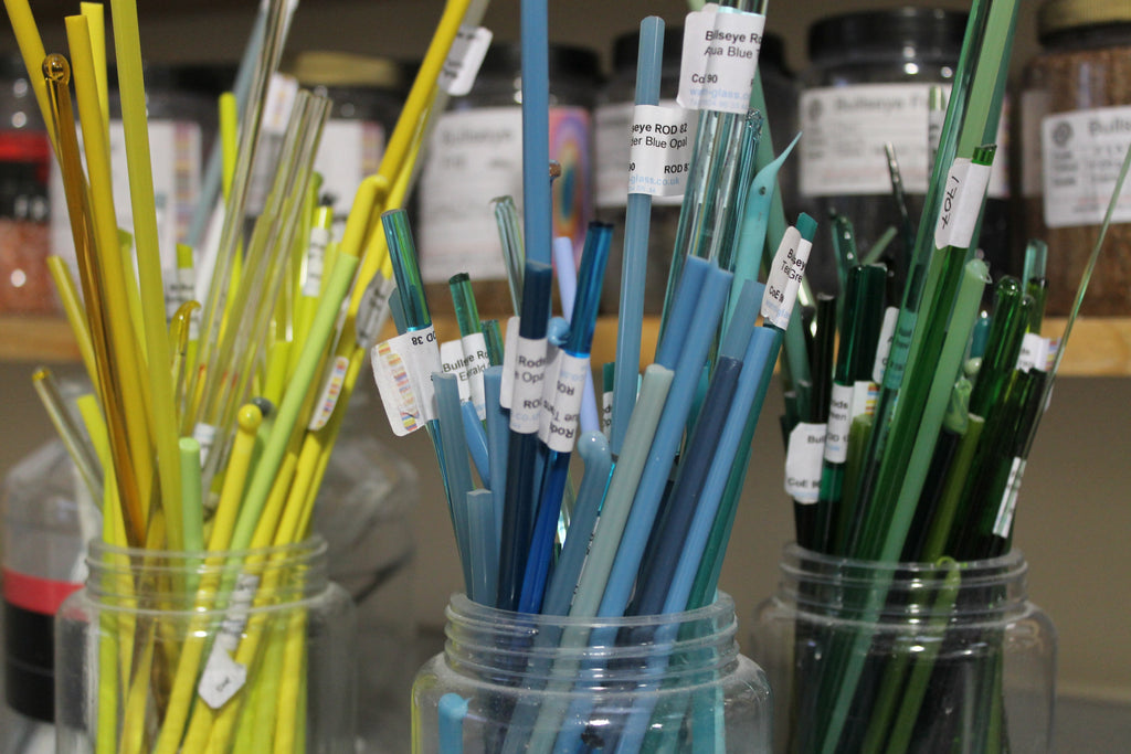 Bullseye Rods - Warm Glass