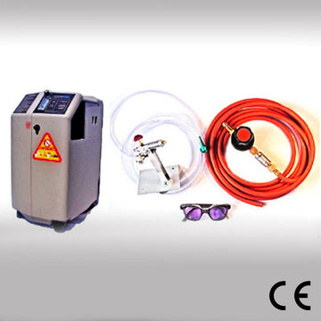 Bench Burner Setup with Oxy Con - Warm Glass