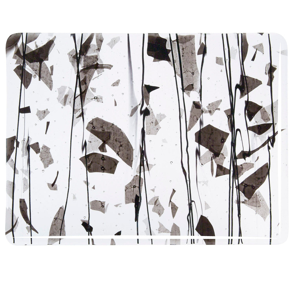 Bullseye Collage Glass: Fracture - Streamer Black 4136 - Warm Glass