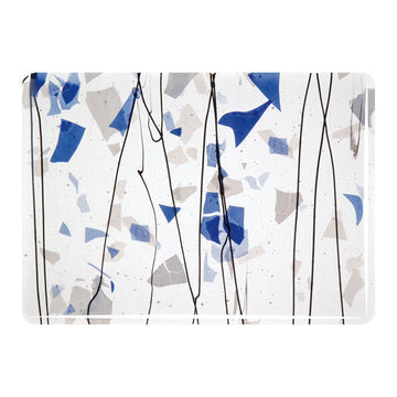 Bullseye Collage Glass: Fracture - Streamer Blue and White 4119 - Warm Glass