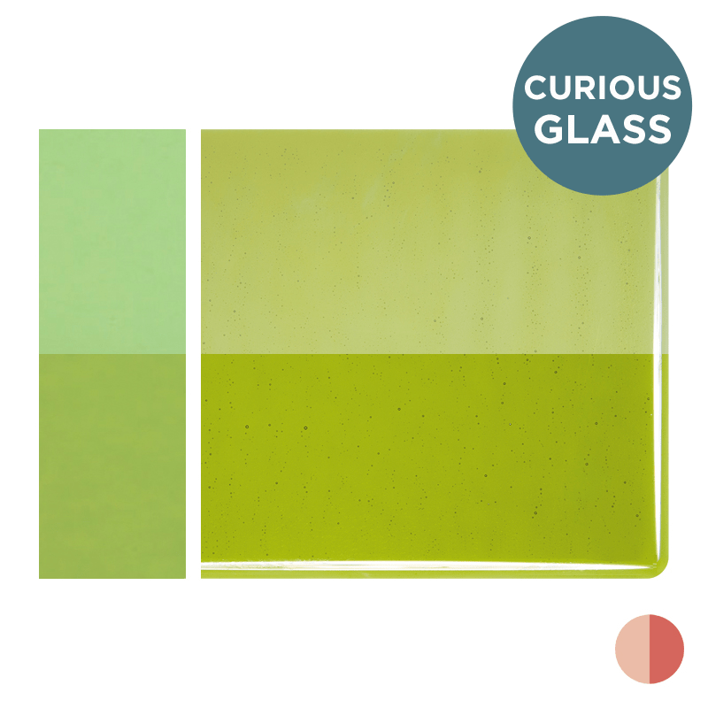 Bullseye Curious Glass: 2mm Fern Green Striker 1207.50 - Warm Glass