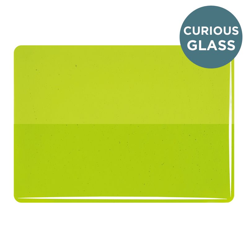 Bullseye Curious Glass: 2mm Spring Green Transparent 1426.50 – Warm Glass