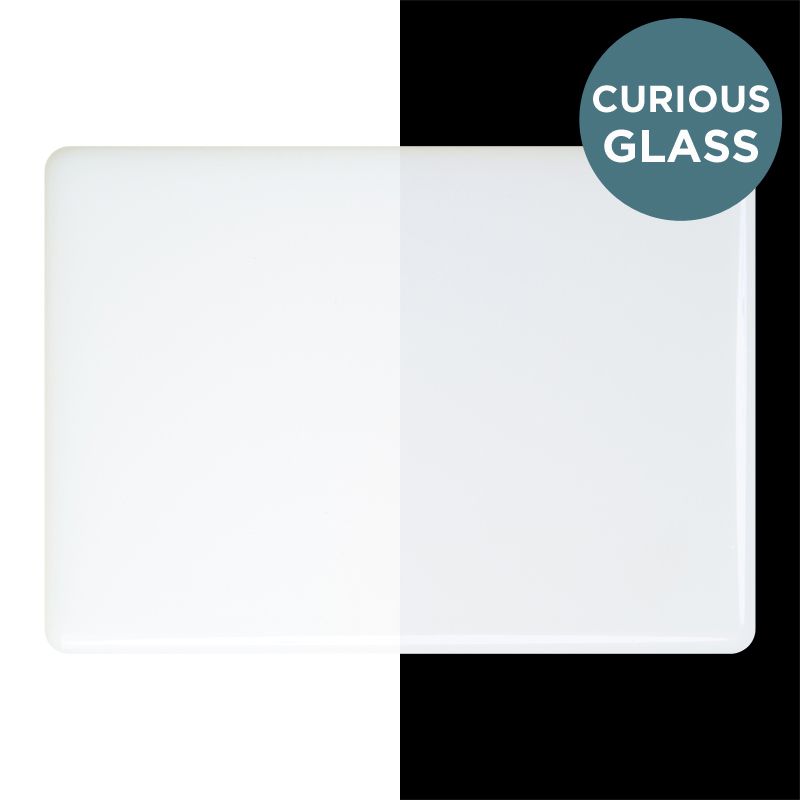 Bullseye Curious Glass: 3mm Dense White Opal 0313.30 - Warm Glass