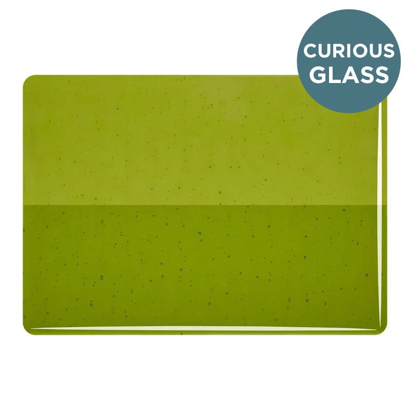 Bullseye Curious Glass: 3mm Lily Pad Green 1226.30 - Warm Glass
