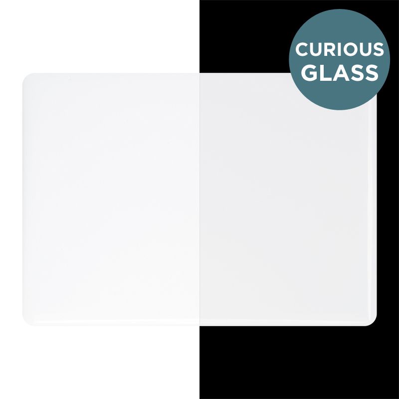 Bullseye Curious Glass: 3mm Opaque White Opal 0013.30 - Warm Glass
