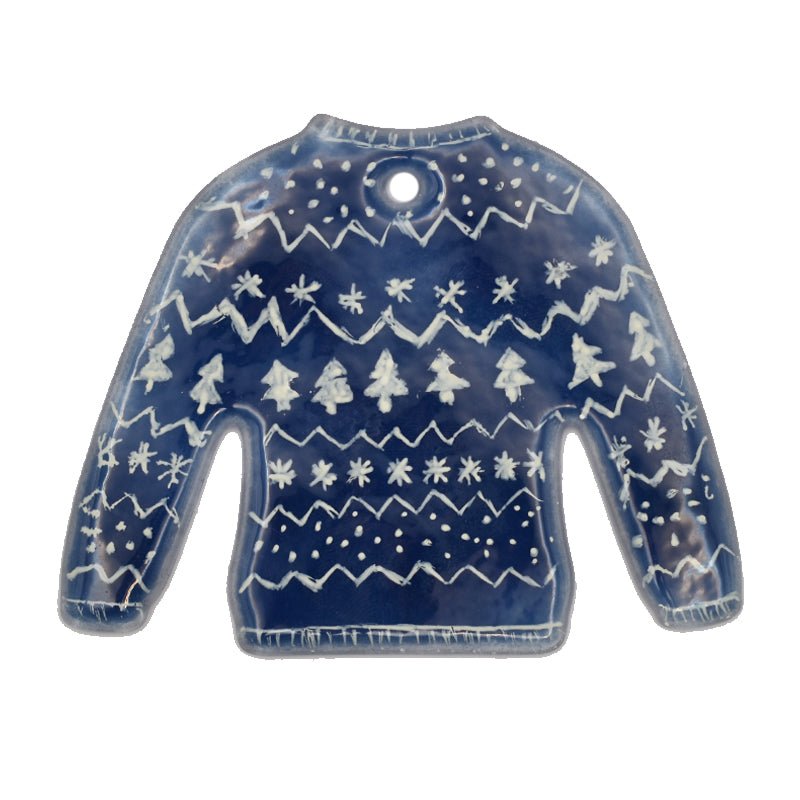 Bullseye Glass: 3mm Christmas Jumper (9cm) - Warm Glass