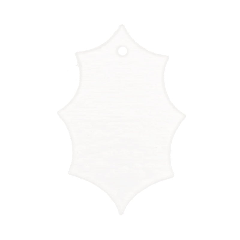 Bullseye Glass: 3mm Holly Leaf (9cm) - Warm Glass