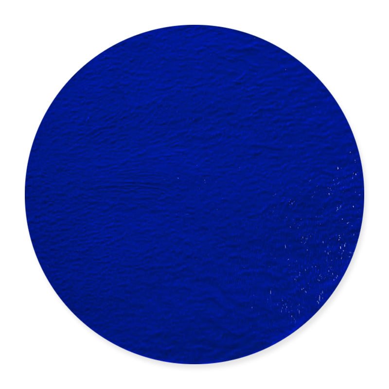 Bullseye Glass Circle: 3mm Deep Royal Blue 1114 (20cm) - Warm Glass
