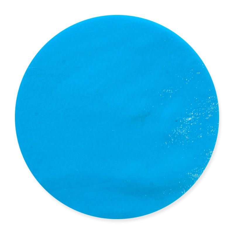 Bullseye Glass Circle: 3mm Light Cyan Opal 0216 (20cm) - Warm Glass