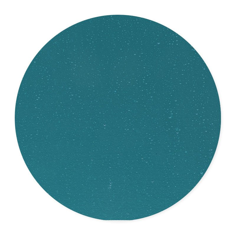 Bullseye Glass Circle: 3mm Peacock Blue 1176 (20cm) - Warm Glass