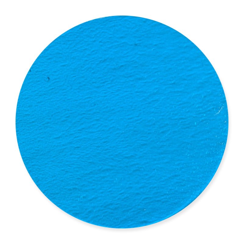 Bullseye Glass Circle: 3mm Turquoise Blue Transparent 1116 (20cm) - Warm Glass