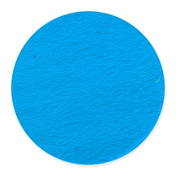 Bullseye Glass Circle: 3mm Turquoise Blue Transparent 1116 (20cm) - Warm Glass