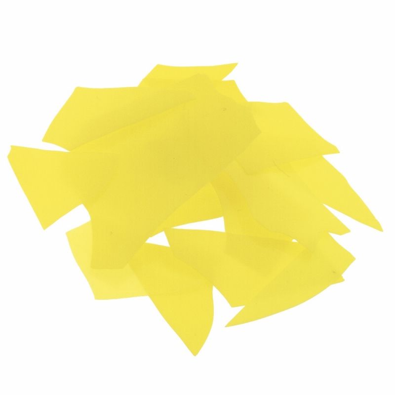 Bullseye Glass Confetti: Canary Yellow Opal 0120 - Warm Glass