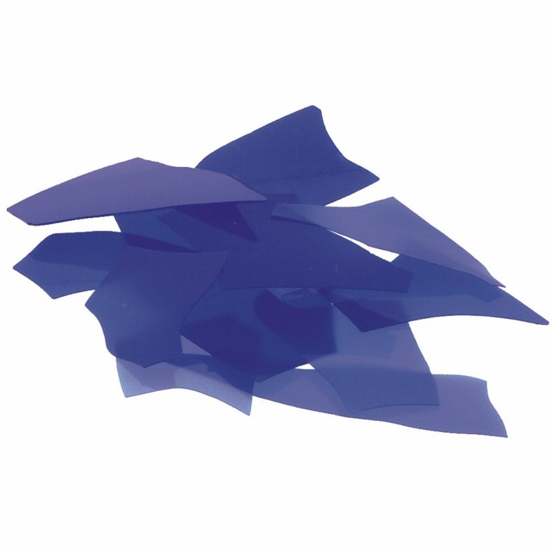 Bullseye Glass Confetti: Cobalt Blue Opal 0114 - Warm Glass