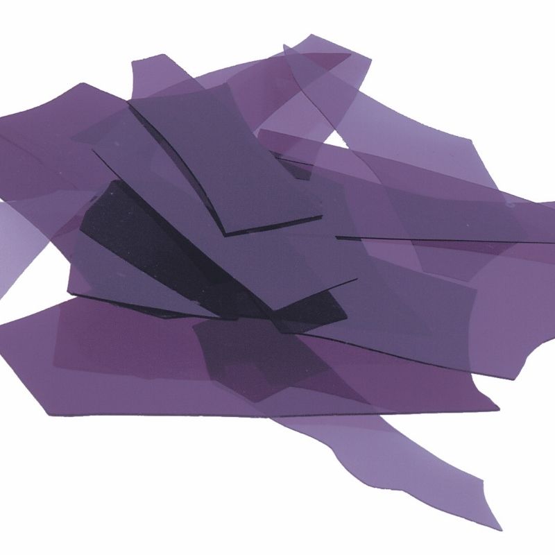 Bullseye Glass Confetti: Deep Royal Purple 1128 - Warm Glass