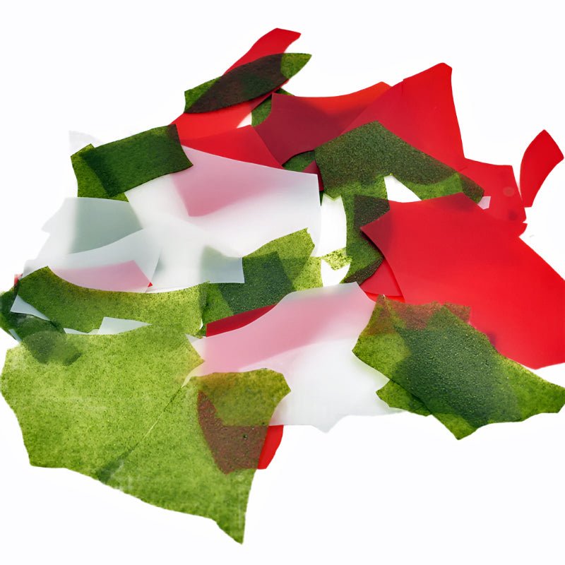 Bullseye Glass Confetti: Festive Mix - Warm Glass