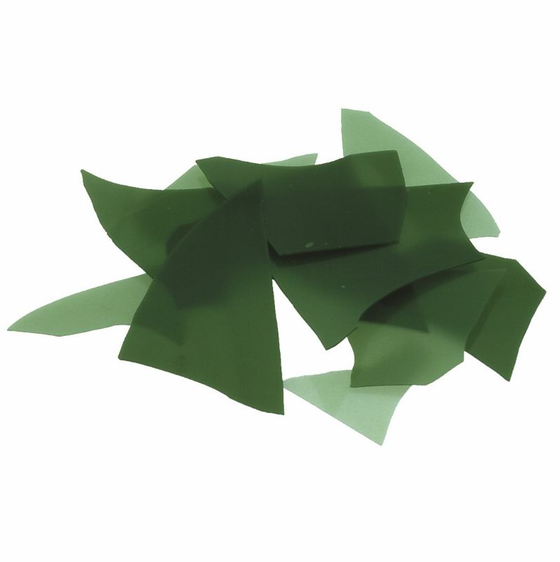 Bullseye Glass Confetti: Mineral Green Opal 0117 - Warm Glass