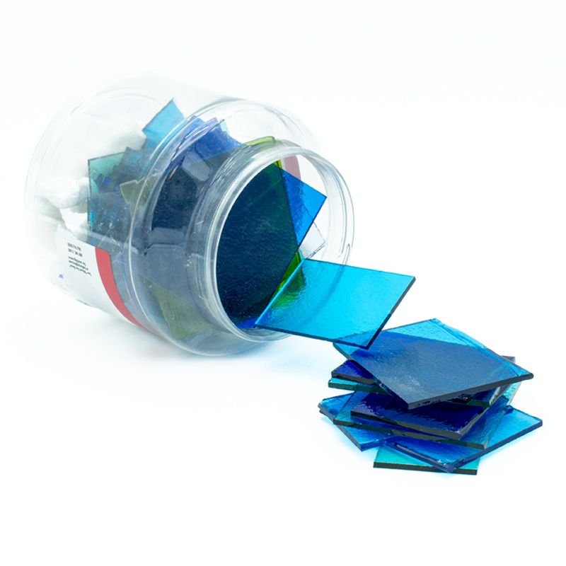 Bullseye Glass: Cool Transparent Glass Student Pack - Warm Glass