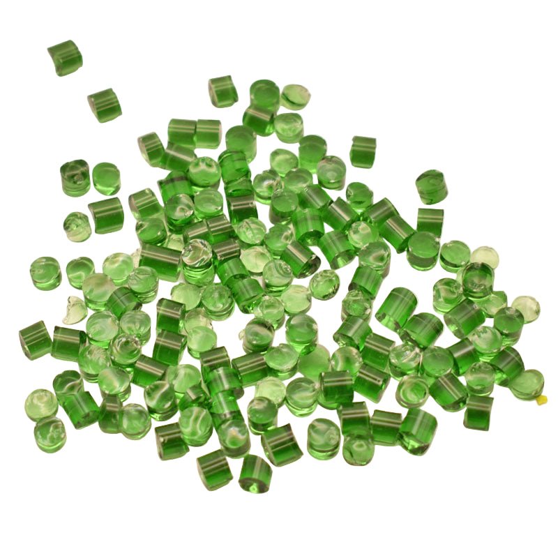 Bullseye Glass Dots: Light Green 1107 - Warm Glass