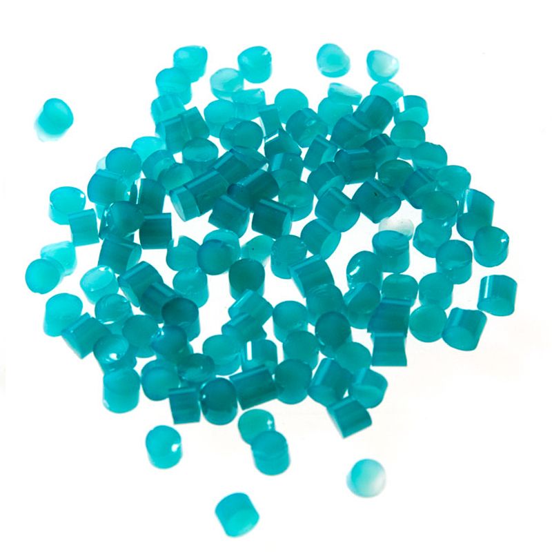Bullseye Glass Dots: Turquoise Blue Opal 0116 - Warm Glass
