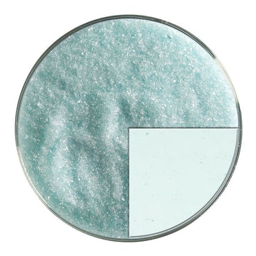 Bullseye Glass Frit: Aqua Blue Tint Fine Frit 1808.01 - Warm Glass