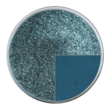 Bullseye Glass Frit: Aquamarine Blue Transparent Fine 1108.01 - Warm Glass