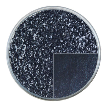 Bullseye Glass Frit: Aventurine Blue Transparent Medium 1140.02 - Warm Glass