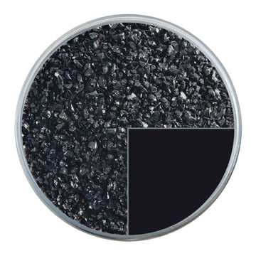 Bullseye Glass Frit: Blue Black Opal Medium 0102.02 - Warm Glass