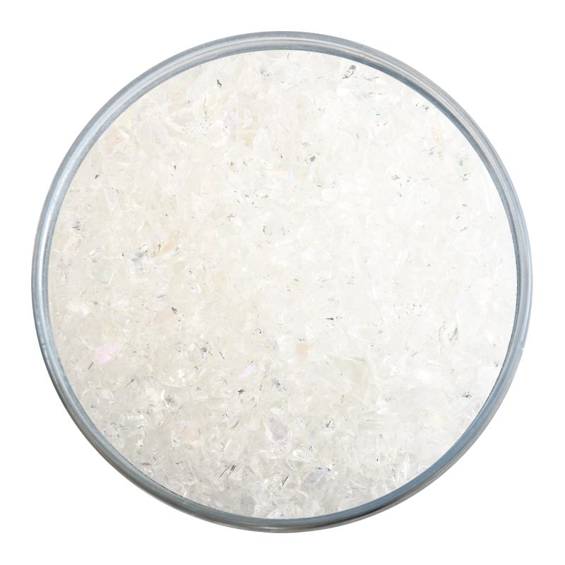 Bullseye Glass Frit: Clear Iridised Coarse 1101.RN03 - Warm Glass