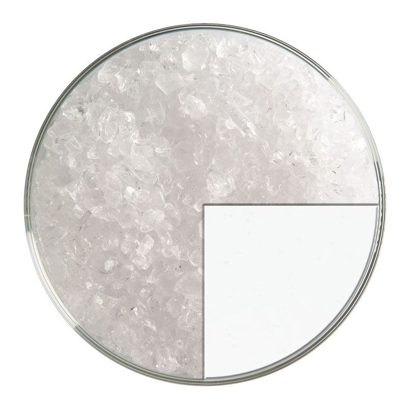 Bullseye Glass Frit: Crystal Clear Coarse Frit 1401.03 - Warm Glass