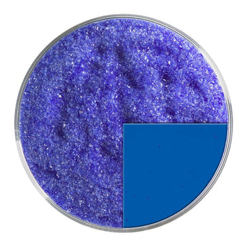 Bullseye Glass Frit: Deep Royal Blue Trans Fine Frit 1114.01 - Warm Glass