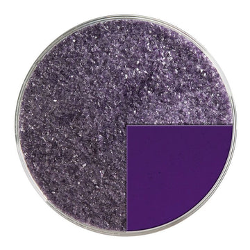 Bullseye Glass Frit: Deep Royal Purple Trans Fine Frit 1128.01 - Warm Glass