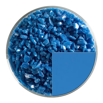 Bullseye Glass Frit: Egyptian Blue Opal Coarse 0164.03 - Warm Glass