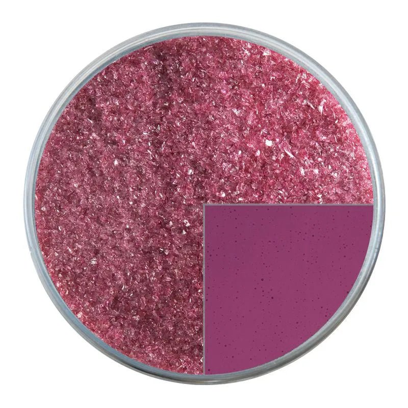 Bullseye Glass Frit: Fuchsia Transparent Fine 1332.01 - Warm Glass
