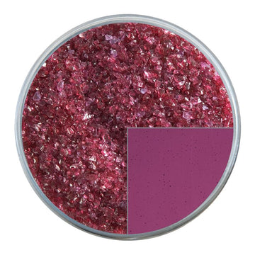Bullseye Glass Frit: Fuchsia Transparent Medium 1332.02 - Warm Glass