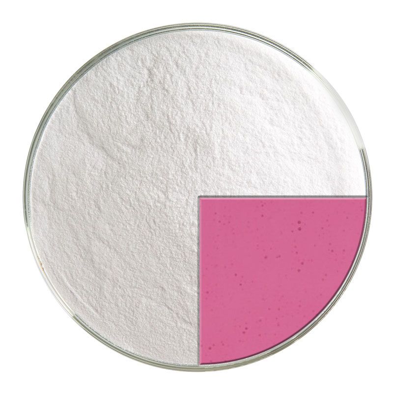 Bullseye Glass Frit: Light Pink Striker Trans Powder 1215.08 - Warm Glass