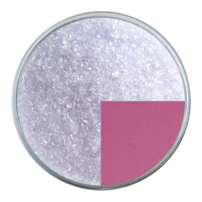 Bullseye Glass Frit: Light Pink Striker Transparent Medium 1215.02 - Warm Glass