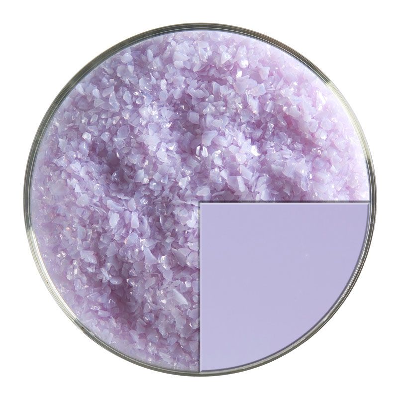 Bullseye Glass Frit: Neo Lavender Opal Medium 0142.02 - Warm Glass