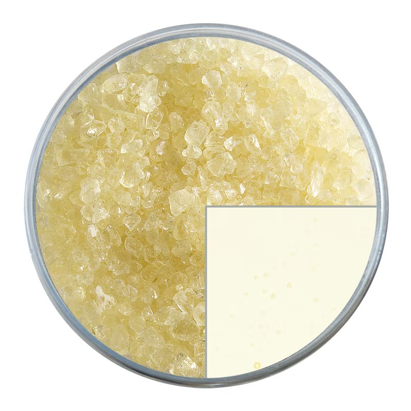 Bullseye Glass Frit: Pale Yellow Tint Coarse 1820.03 - Warm Glass