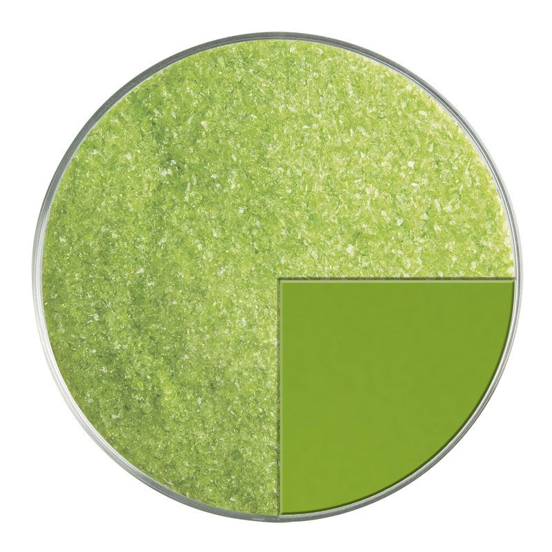 Bullseye Glass Frit: Pea Pod Opal Fine 0312.01 - Warm Glass