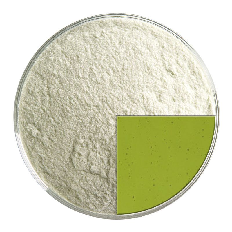 Bullseye Glass Frit: Pine Green Powder 1241.08 - Warm Glass