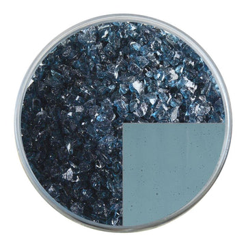 Bullseye Glass Frit: Sea Blue Transparent Coarse 1444.03 - Warm Glass