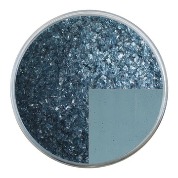 Bullseye Glass Frit: Sea Blue Transparent Medium 1444.02 - Warm Glass