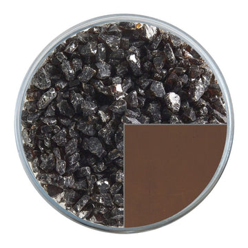 Bullseye Glass Frit: Sienna Transparent Coarse 1119.03 - Warm Glass