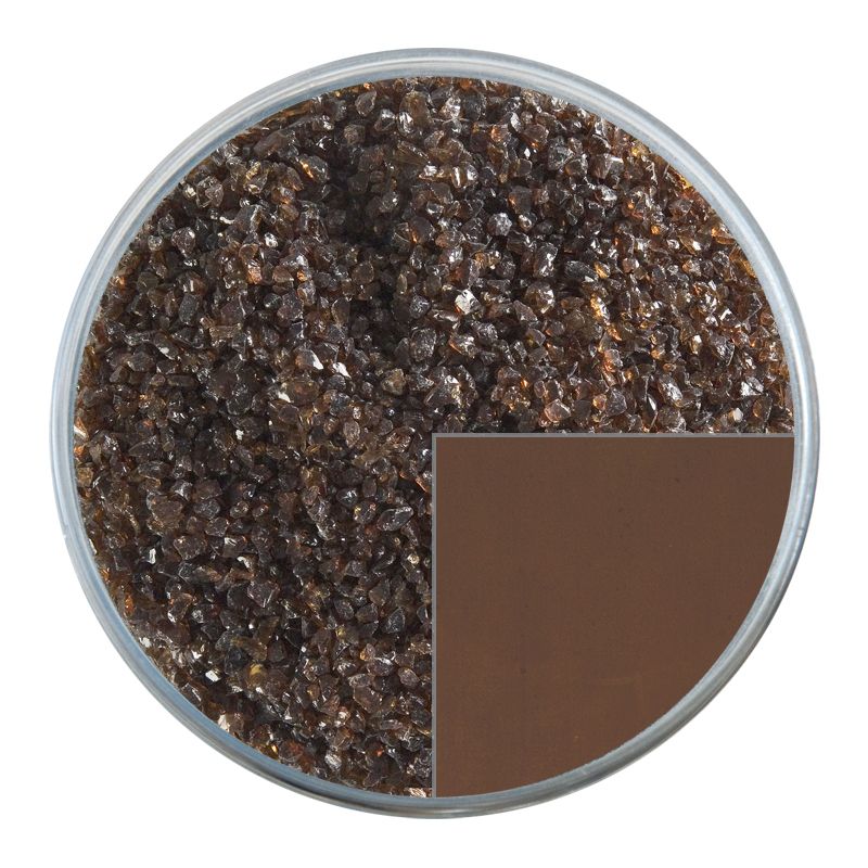 Bullseye Glass Frit: Sienna Transparent Medium 1119.02 - Warm Glass