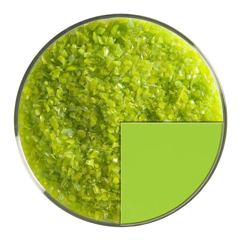 Bullseye Glass Frit: Spring Green Opal Medium 0126.02 - Warm Glass