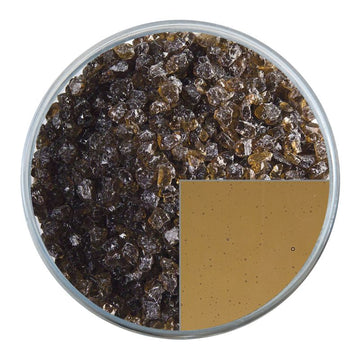 Bullseye Glass Frit: Tan Transparent Coarse 1419.03 - Warm Glass