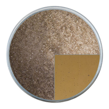 Bullseye Glass Frit: Tan Transparent Fine 1419.01 - Warm Glass