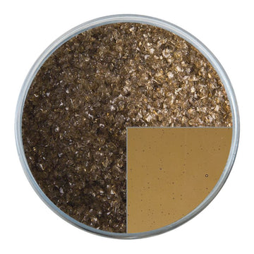 Bullseye Glass Frit: Tan Transparent Medium 1419.02 - Warm Glass